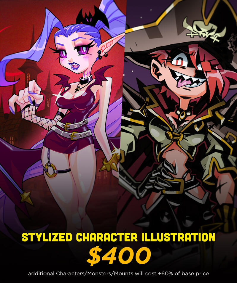 Tier II: Character Illustration (stylized)